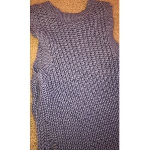 Woven coral blue dress shirt